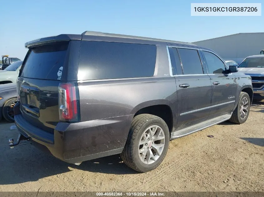 1GKS1GKC1GR387206 2016 GMC Yukon Xl Slt