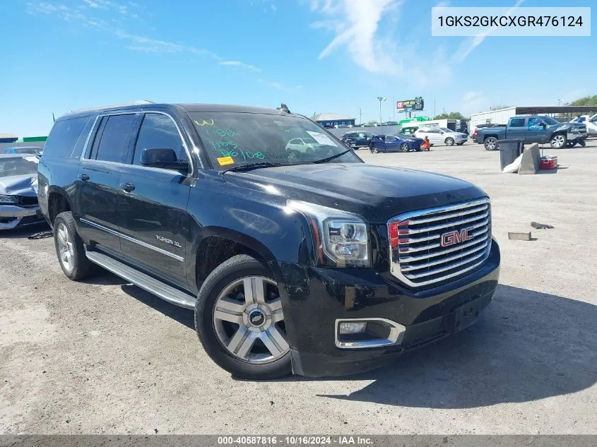 2016 GMC Yukon Xl Slt VIN: 1GKS2GKCXGR476124 Lot: 40587816