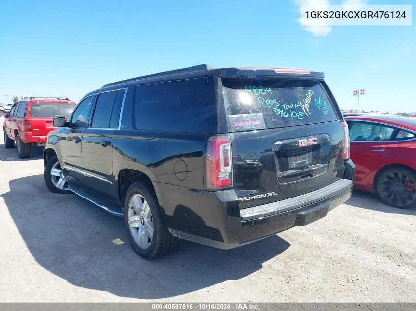 2016 GMC Yukon Xl Slt VIN: 1GKS2GKCXGR476124 Lot: 40587816