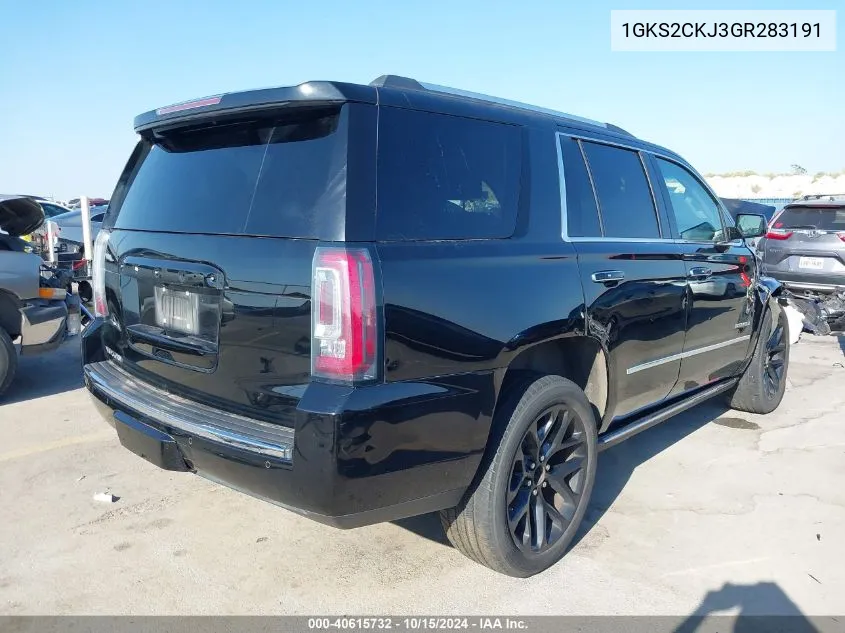 1GKS2CKJ3GR283191 2016 GMC Yukon Denali