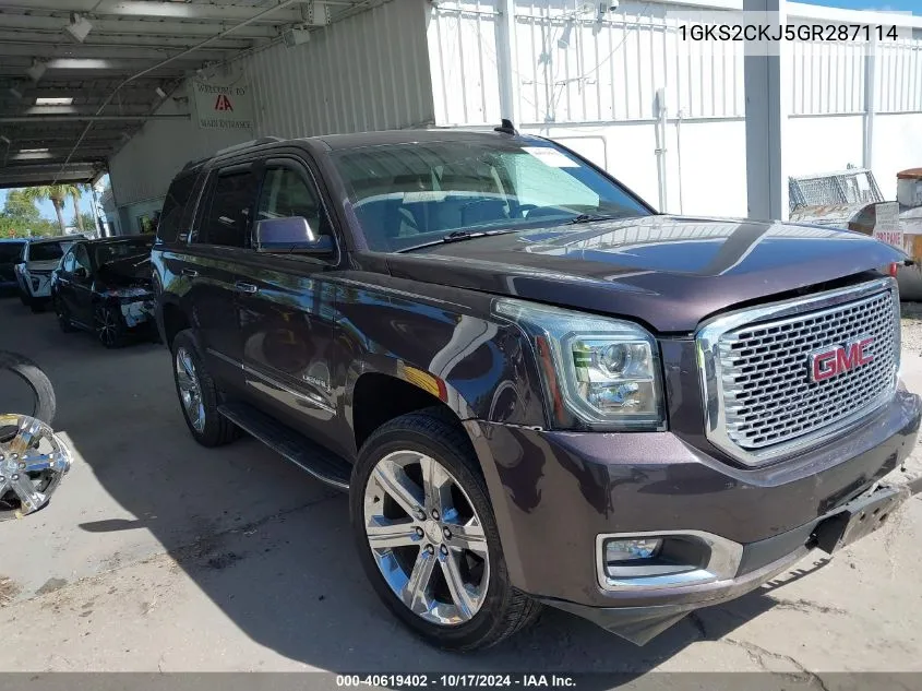 1GKS2CKJ5GR287114 2016 GMC Yukon Denali