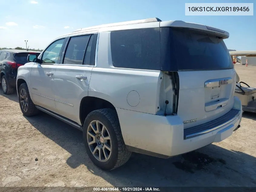 1GKS1CKJXGR189456 2016 GMC Yukon Denali