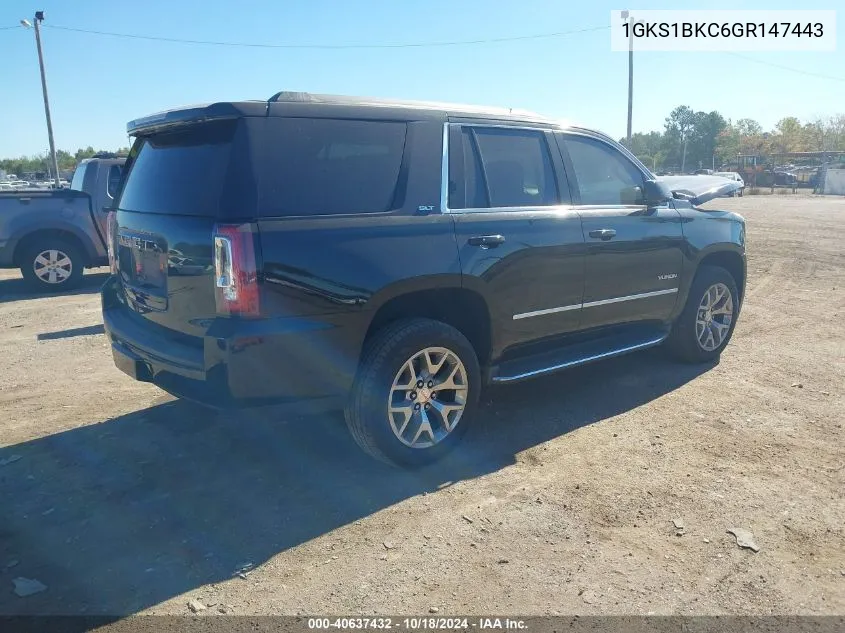 1GKS1BKC6GR147443 2016 GMC Yukon Slt