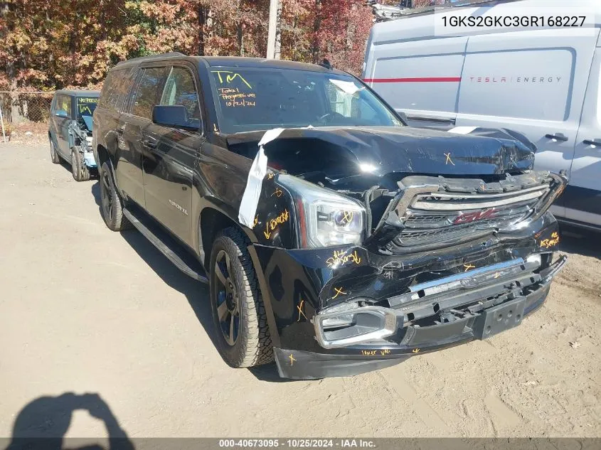 2016 GMC Yukon Xl Slt VIN: 1GKS2GKC3GR168227 Lot: 40673095