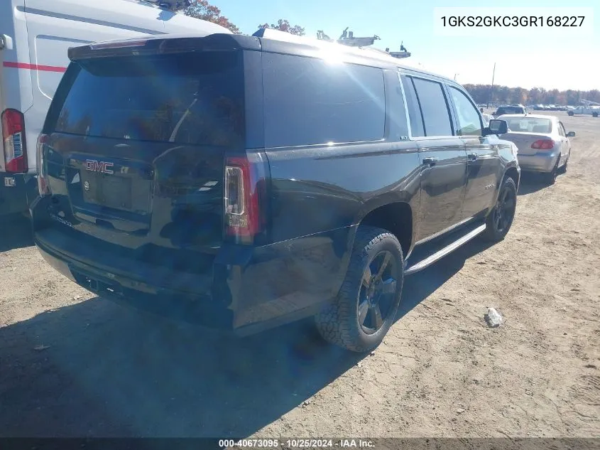 2016 GMC Yukon Xl Slt VIN: 1GKS2GKC3GR168227 Lot: 40673095