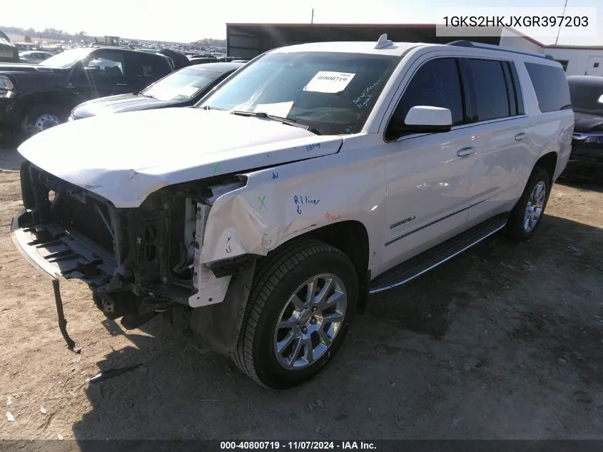 2016 GMC Yukon Xl Denali VIN: 1GKS2HKJXGR397203 Lot: 40800719