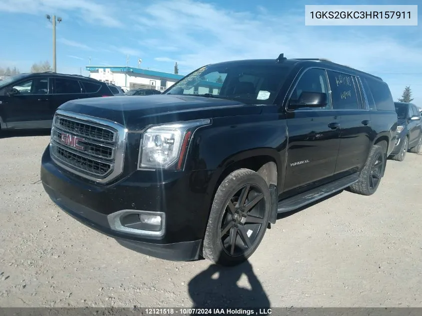 2017 GMC Yukon Xl VIN: 1GKS2GKC3HR157911 Lot: 12121518