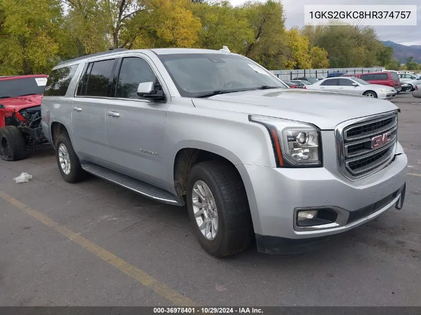 2017 GMC Yukon Xl Slt VIN: 1GKS2GKC8HR374757 Lot: 36978401