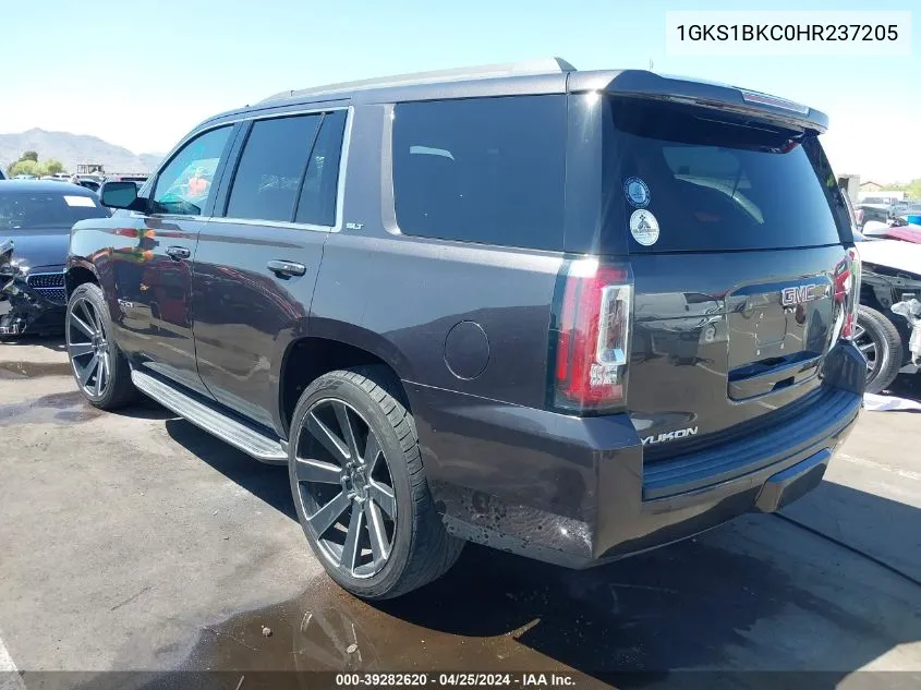 1GKS1BKC0HR237205 2017 GMC Yukon Slt