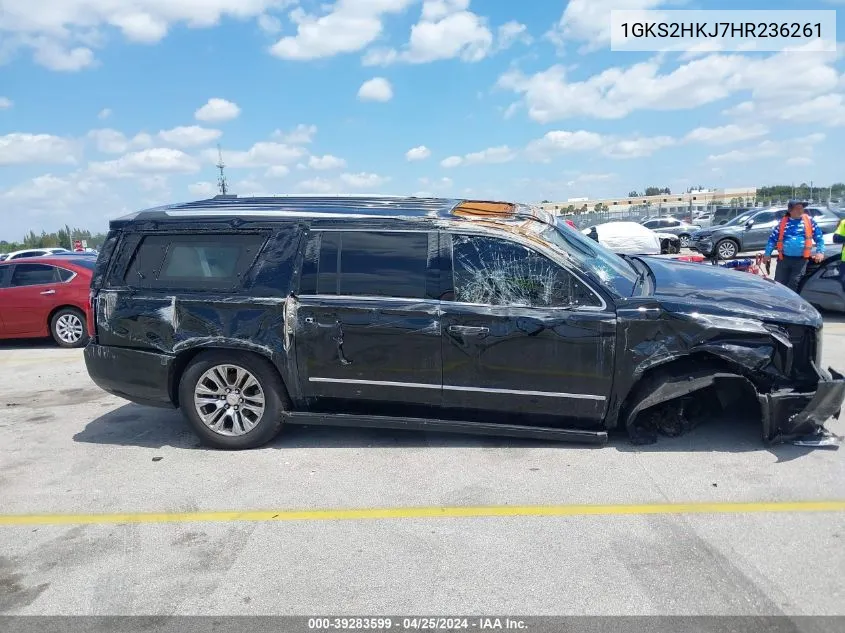 2017 GMC Yukon Xl Denali VIN: 1GKS2HKJ7HR236261 Lot: 39283599