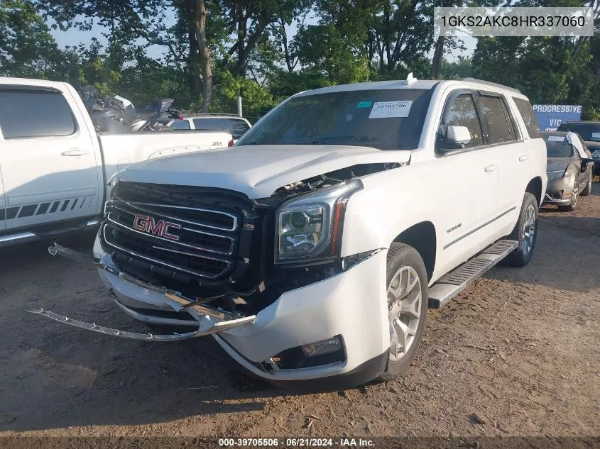 1GKS2AKC8HR337060 2017 GMC Yukon Sle