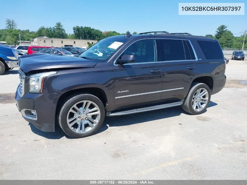 1GKS2BKC6HR307397 2017 GMC Yukon Slt