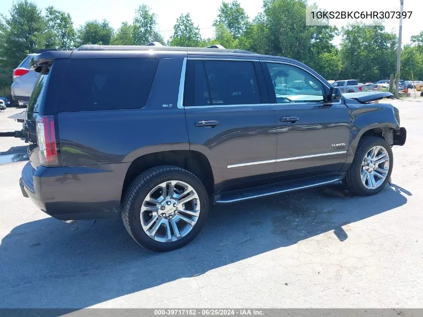 1GKS2BKC6HR307397 2017 GMC Yukon Slt