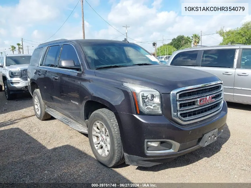 1GKS1AKC0HR354079 2017 GMC Yukon Sle