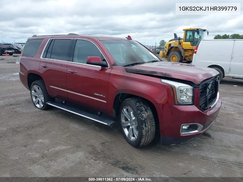 2017 GMC Yukon Denali VIN: 1GKS2CKJ1HR399779 Lot: 39811362