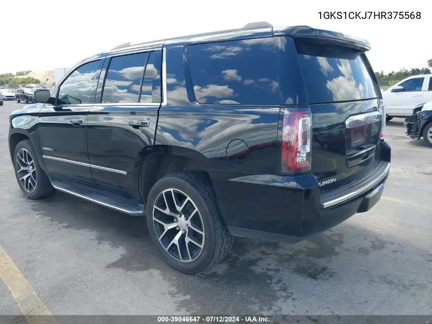 1GKS1CKJ7HR375568 2017 GMC Yukon Denali