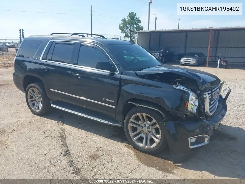 1GKS1BKCXHR195402 2017 GMC Yukon Slt