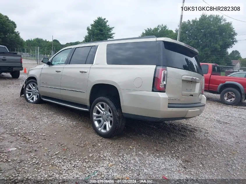 2017 GMC Yukon Xl Slt VIN: 1GKS1GKC8HR282308 Lot: 39936456