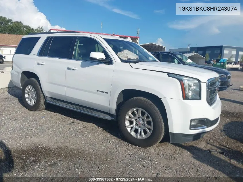 2017 GMC Yukon Slt VIN: 1GKS1BKC8HR243074 Lot: 39967662