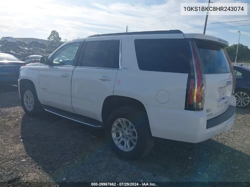 2017 GMC Yukon Slt VIN: 1GKS1BKC8HR243074 Lot: 39967662