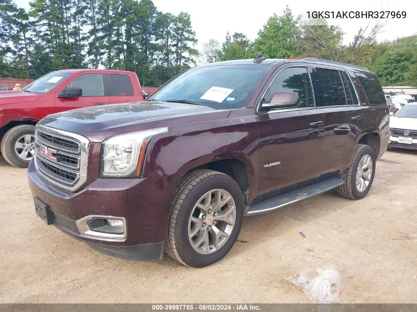 1GKS1AKC8HR327969 2017 GMC Yukon Sle