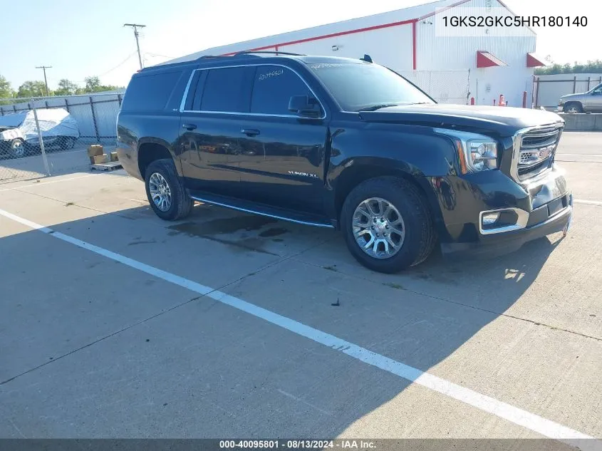 2017 GMC Yukon Xl Slt VIN: 1GKS2GKC5HR180140 Lot: 40095801