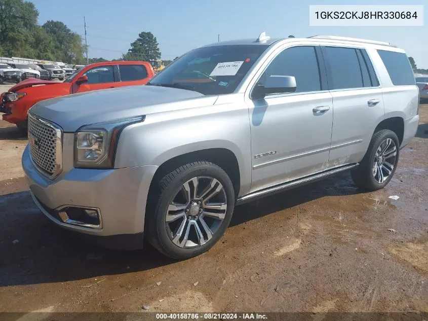 1GKS2CKJ8HR330684 2017 GMC Yukon Denali