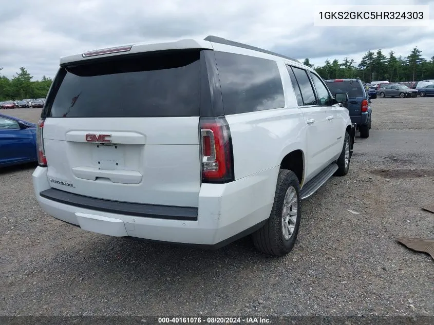 2017 GMC Yukon Xl Slt VIN: 1GKS2GKC5HR324303 Lot: 40161076