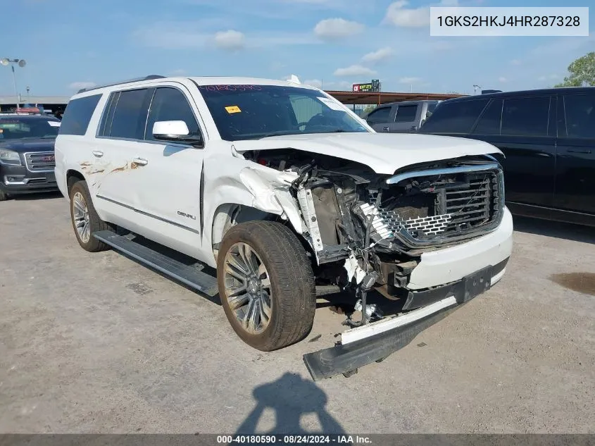 2017 GMC Yukon Xl Denali VIN: 1GKS2HKJ4HR287328 Lot: 40180590