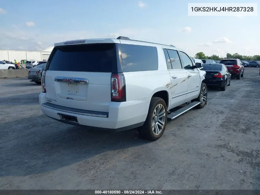 2017 GMC Yukon Xl Denali VIN: 1GKS2HKJ4HR287328 Lot: 40180590