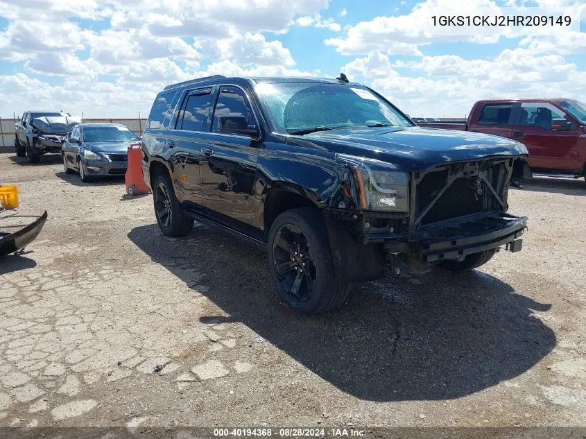 1GKS1CKJ2HR209149 2017 GMC Yukon Denali