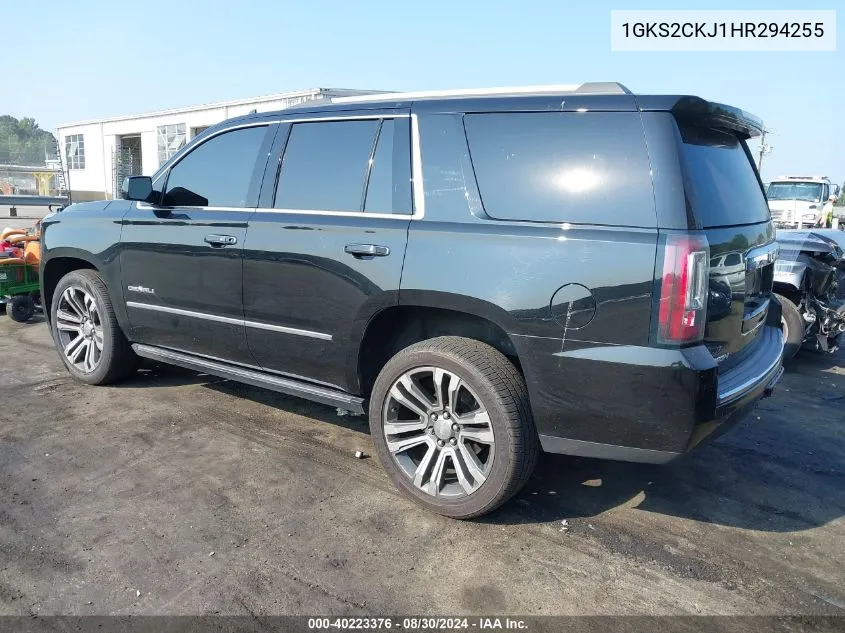 2017 GMC Yukon Denali VIN: 1GKS2CKJ1HR294255 Lot: 40223376