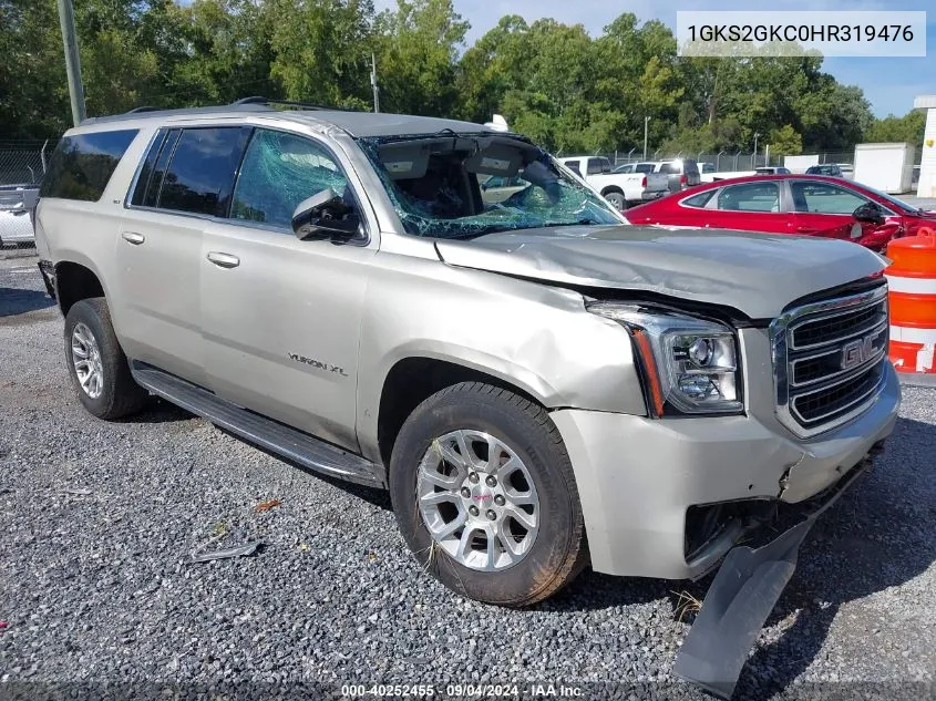 1GKS2GKC0HR319476 2017 GMC Yukon Xl Slt