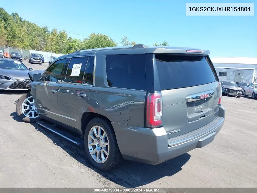 1GKS2CKJXHR154804 2017 GMC Yukon Denali