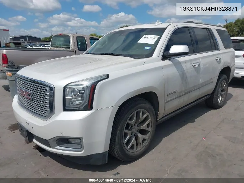 2017 GMC Yukon Denali VIN: 1GKS1CKJ4HR328871 Lot: 40314640