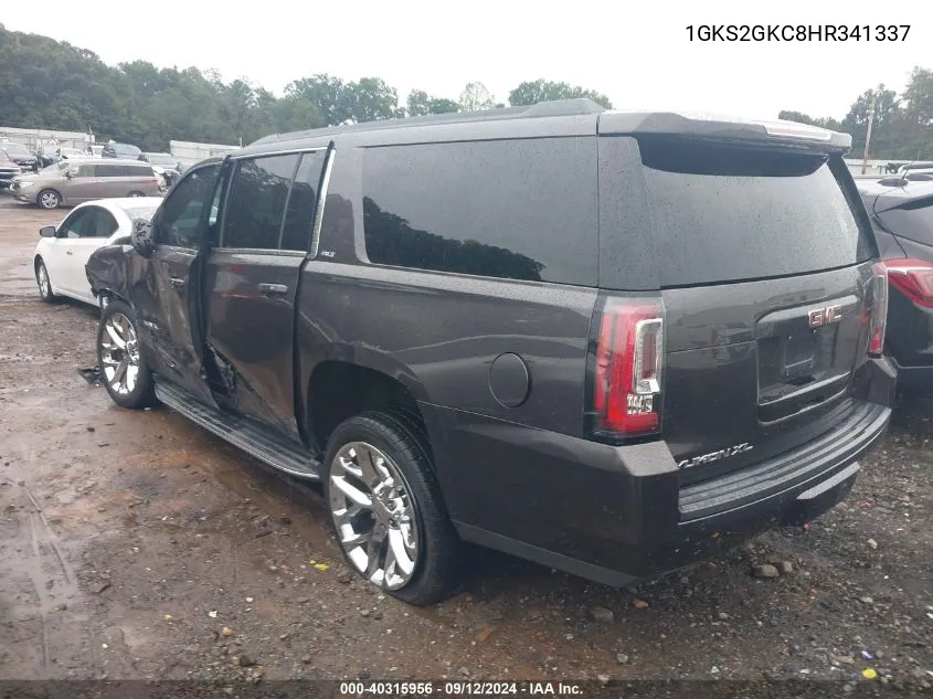 1GKS2GKC8HR341337 2017 GMC Yukon Xl Slt