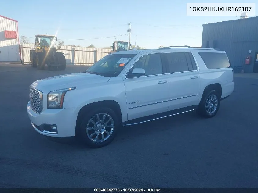 2017 GMC Yukon Xl Denali VIN: 1GKS2HKJXHR162107 Lot: 40342776