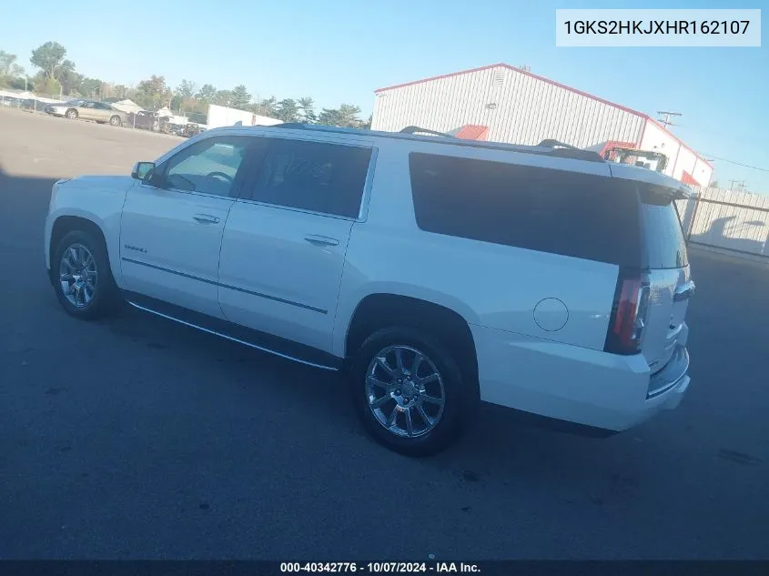 2017 GMC Yukon Xl Denali VIN: 1GKS2HKJXHR162107 Lot: 40342776