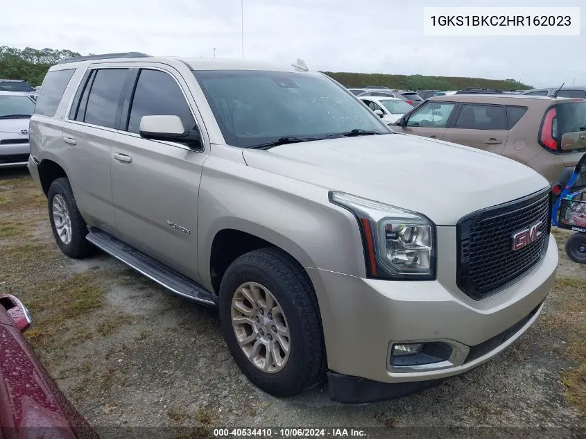 2017 GMC Yukon Slt VIN: 1GKS1BKC2HR162023 Lot: 40534410