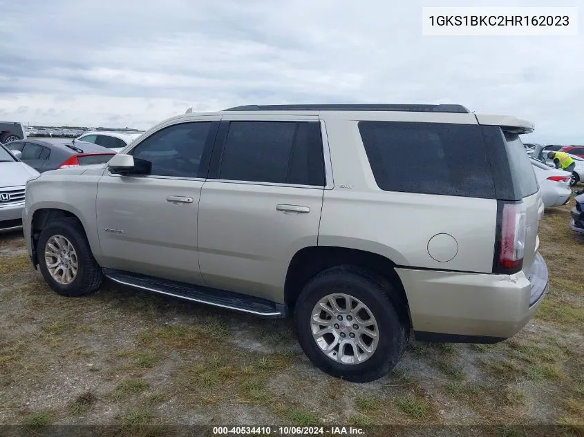 2017 GMC Yukon Slt VIN: 1GKS1BKC2HR162023 Lot: 40534410