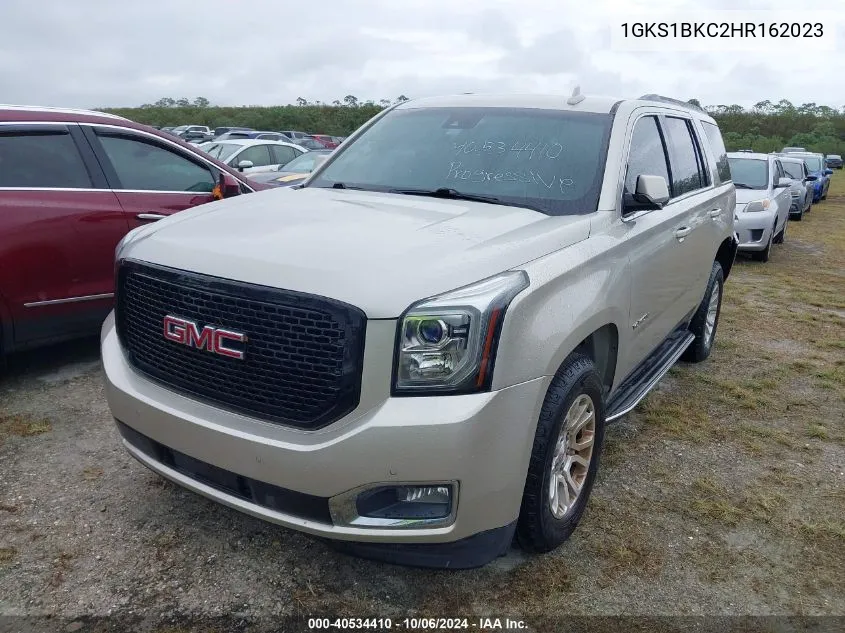 2017 GMC Yukon Slt VIN: 1GKS1BKC2HR162023 Lot: 40534410