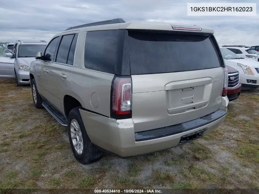 2017 GMC Yukon Slt VIN: 1GKS1BKC2HR162023 Lot: 40534410