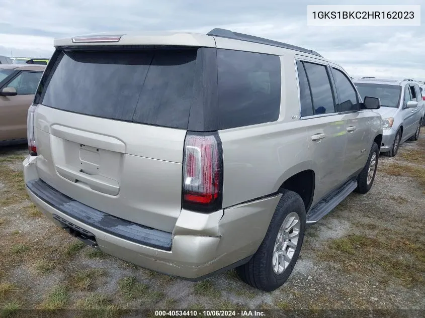 2017 GMC Yukon Slt VIN: 1GKS1BKC2HR162023 Lot: 40534410