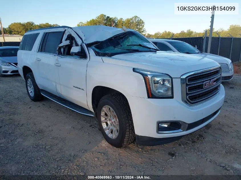 2017 GMC Yukon Xl Slt VIN: 1GKS2GKC3HR154099 Lot: 40569563