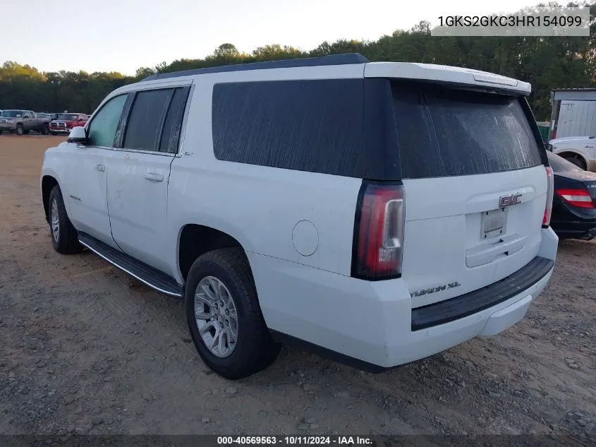 2017 GMC Yukon Xl Slt VIN: 1GKS2GKC3HR154099 Lot: 40569563