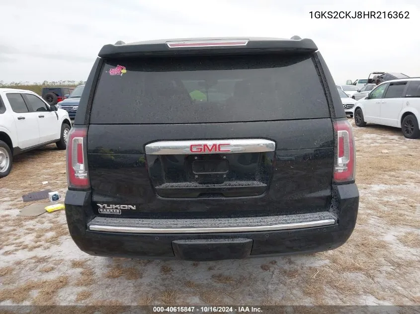 1GKS2CKJ8HR216362 2017 GMC Yukon Denali