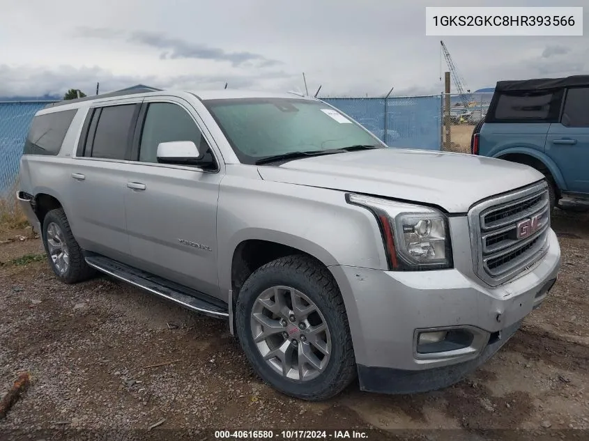 2017 GMC Yukon Xl Slt VIN: 1GKS2GKC8HR393566 Lot: 40616580