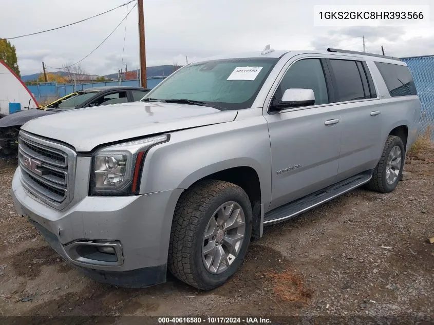 1GKS2GKC8HR393566 2017 GMC Yukon Xl Slt