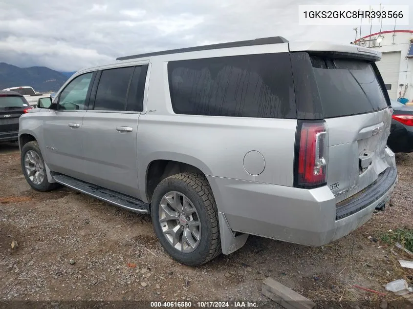 1GKS2GKC8HR393566 2017 GMC Yukon Xl Slt