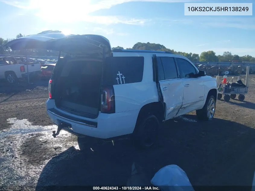 1GKS2CKJ5HR138249 2017 GMC Yukon Denali